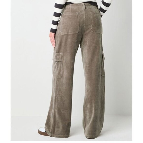 ARIZONA Low Rise Loose Fit Wide Leg Style Corduroy Cargo Pant-Juniors -6 - Picture 3 of 10